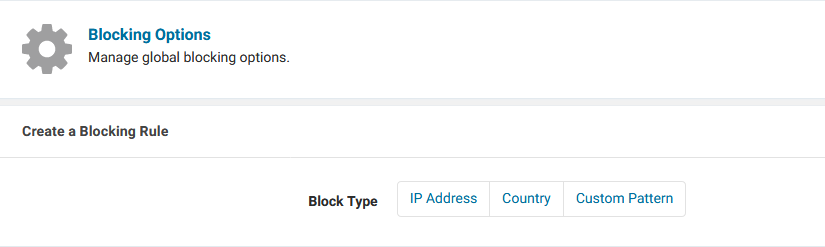 Wordfence Country Blocking